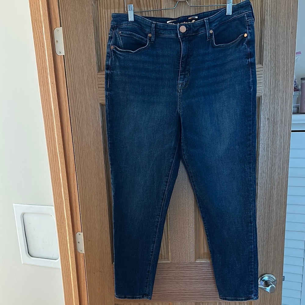 Seven7 High Rise Blue Jeans